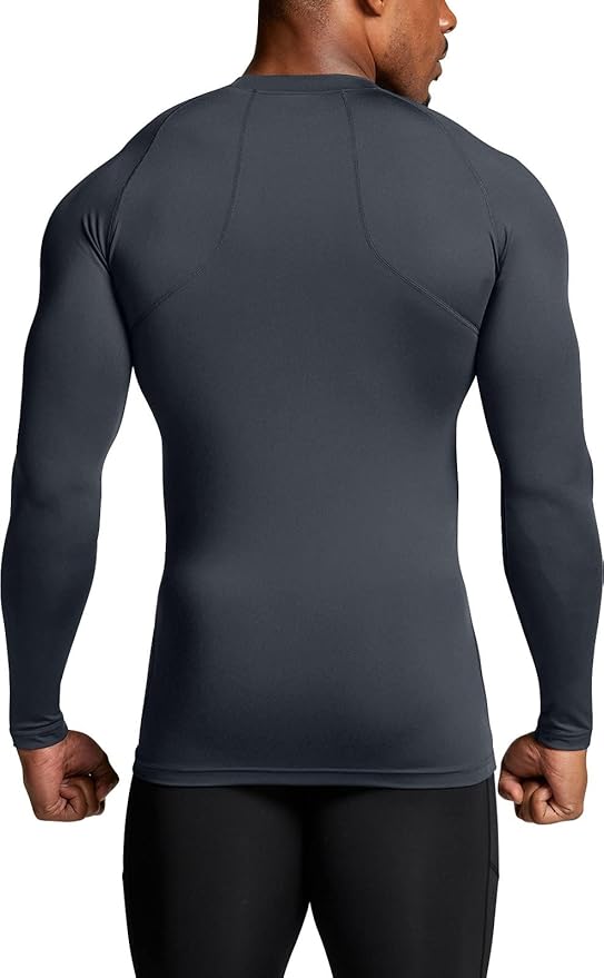 ATHLIO Men's UPF 50+ Long Sleeve Compression Shirts, Water Sports Rash Guard Base Layer, Athletic Workout Shirt