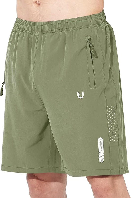 NORTHYARD Men's Athletic Running Shorts Quick Dry Workout Shorts 7"/ 5"/ 9" Lightweight Sports Gym Basketball Tennis Hiking