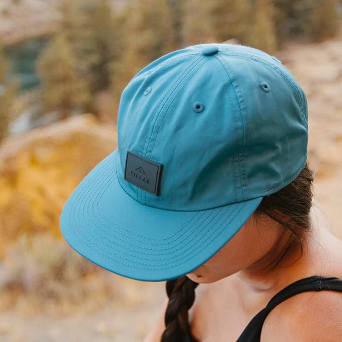 Tillak COHO Six Panel Hat, Kodra Nylon 6 Panel Cap with Snap Closure