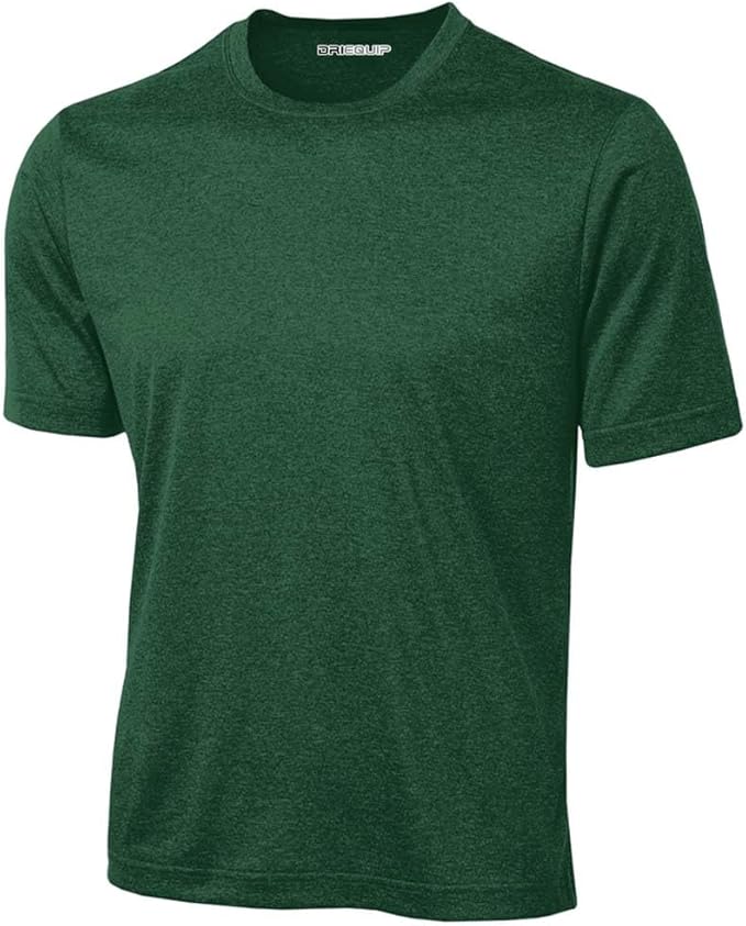 DRIEQUIP Men's Big & Tall Short Sleeve Moisture Wicking Athletic T-Shirts