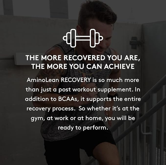 AminoLean Hydrating Electrolyte Powder and Recovery Drink with Sea Minerals, Nootropic Mushrooms, and Vegan Amino Acids, BCAAs + EAAs for Post Workout Muscle Building, Orange Splash