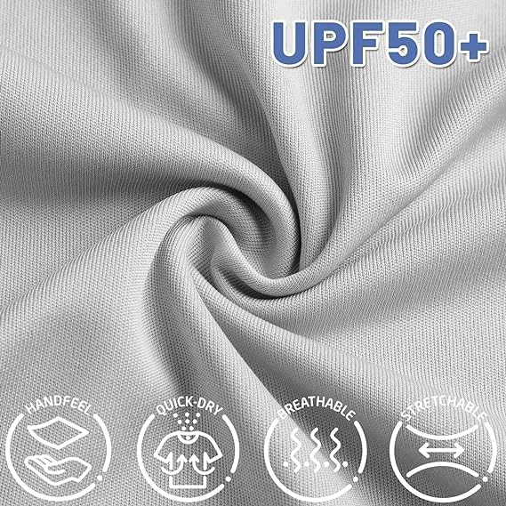 Men's Sleeveless UPF 50+ Swim Shirts Quick Dry Workout Tank Top UV Protection Running Gym Muscle T Shirts