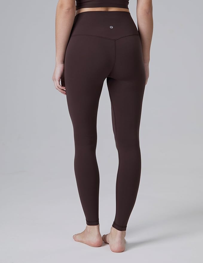 Colorfulkoala Dreamlux No Front Seam Leggings for Women 25"/28" Inseam, Seamless High Waisted Buttery Soft Yoga Pants