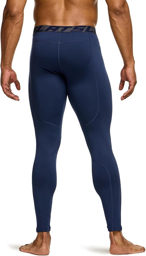 TSLA Men's Thermal Compression Pants, Athletic Sports Leggings & Running Tights, Wintergear Base Layer Bottoms