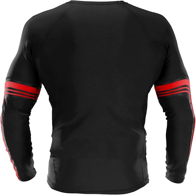 Sanabul Core Long Sleeve Jiu Jitsu Rash Guard MMA BJJ Wrestling Shirt Grappling