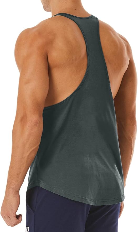 Men's Workout Quick Dry Soft Gym Bodybuilding Stringer Tank Tops