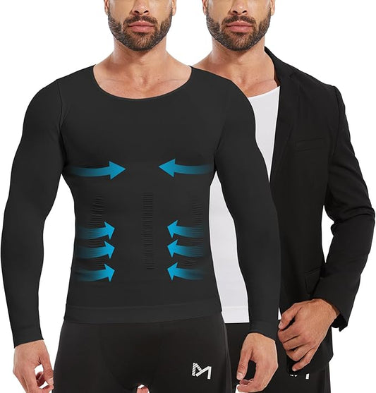 Gynecomastia Compression Shirt Men, Slimming Undershirt Compression Tank Top Mens Shapewear Body Shaper