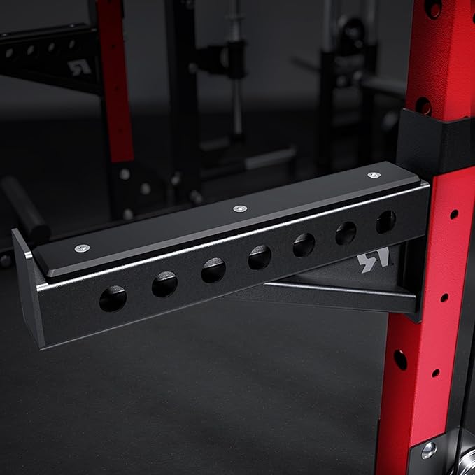 RitFit M2 Smith Machine with with Cable Crossover System, 3D Functional Trainer & Power Cage, 16 Adjustment Holes, 6 Storage Pegs for Full-Body Home Gym