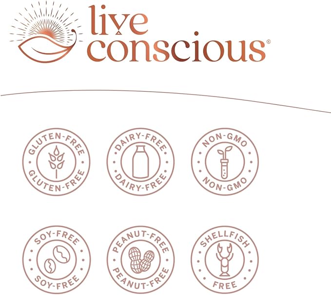 Live Conscious OmegaWell Omega 3 Fish Oil - 2000mg Capsules: Heart, Brain, & Joint Support - 800 mg EPA 600 mg DHA - Sustainably Sourced - Softgels - 30 Day Supply