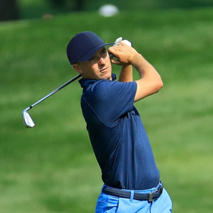 Quick Dry Baseball Cap Curved Brim Snapback Hat Laser Cut Mesh Ball Cap Golf Ball Cap for Men Women