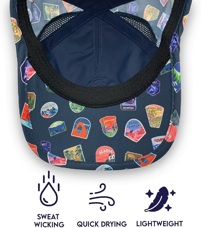 Sprints Race Day Performance HyperG Racing Cap | The Lightweight, Quick Dry, Running, Sport Hat, One Size, Unisex