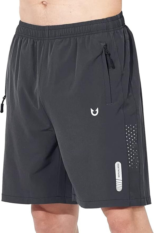 NORTHYARD Men's Athletic Running Shorts Quick Dry Workout Shorts 7"/ 5"/ 9" Lightweight Sports Gym Basketball Tennis Hiking