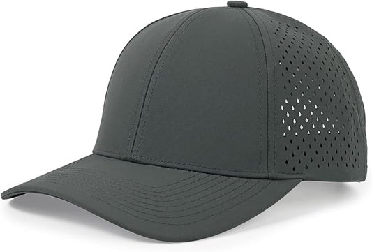 Quick Dry Baseball Cap Curved Brim Snapback Hat Laser Cut Mesh Ball Cap Golf Ball Cap for Men Women