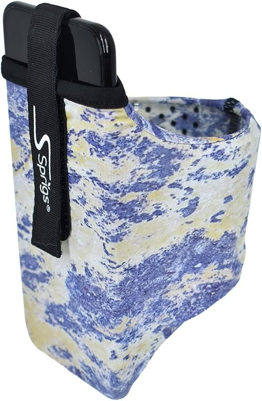 Sprigs Phone Armband Sleeve for iPhone 14, 13, 12, 11, X Galaxy Z, S22, S21, S20 Google Pixel 7, 6, 5. The Lightest & Most Comfortable Running Armband, Stretches to Fit All Phones with Case for Women & Men