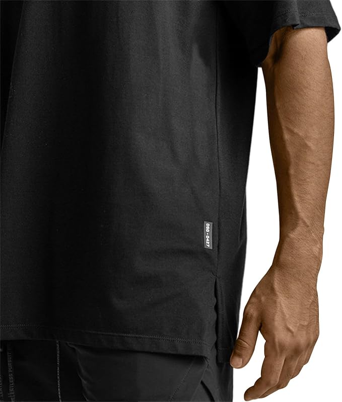 Men's Oversized Workout T-Shirts Lightweight Quick Dry Short Sleeve Tshirts Crew Neck Loose Fit Athletic Tops