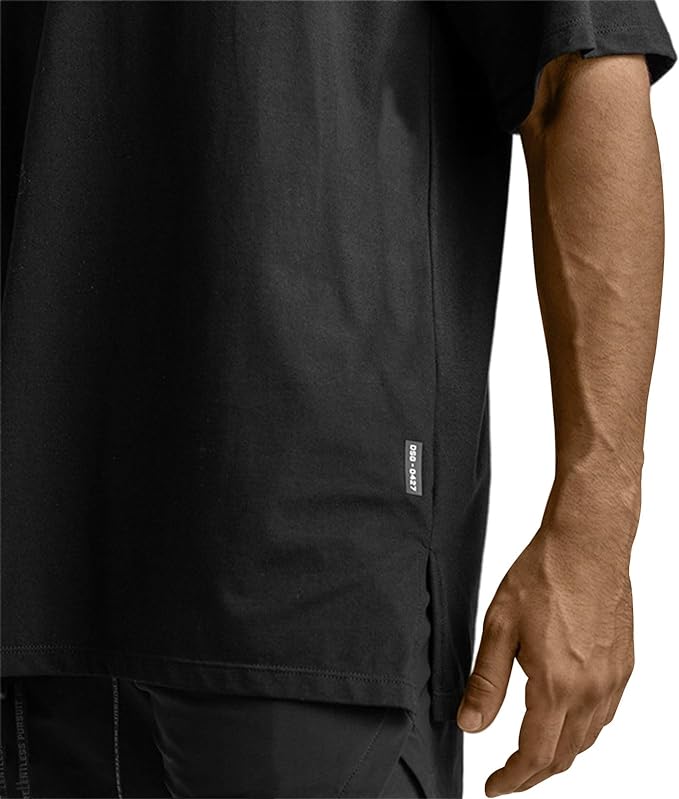 Men's Oversized Workout T-Shirts Lightweight Quick Dry Short Sleeve Tshirts Crew Neck Loose Fit Athletic Tops