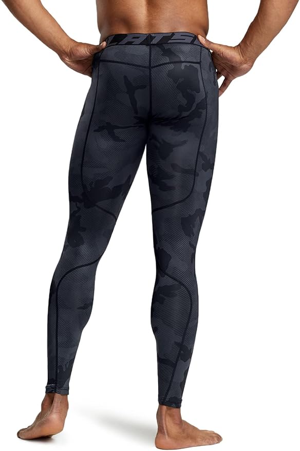 TSLA Men's Thermal Compression Pants, Athletic Sports Leggings & Running Tights, Wintergear Base Layer Bottoms