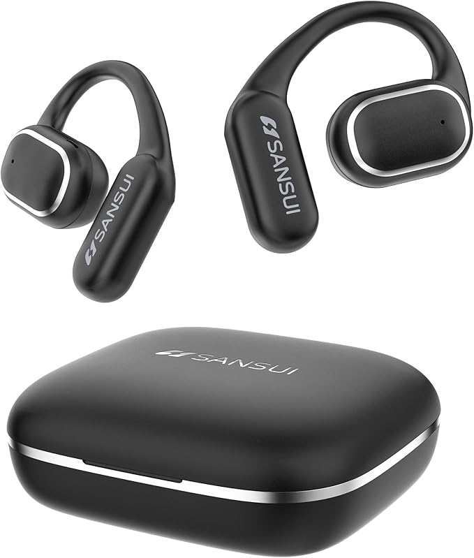 SANSUI AI Translation Earbuds Real Time,6-in-1 Bluetooth 6.0 Language Translator Earbuds,Audifonos Traductores Inglés Español,Translate Ear Buds with 42H Playtime for Travel,Business and Learning