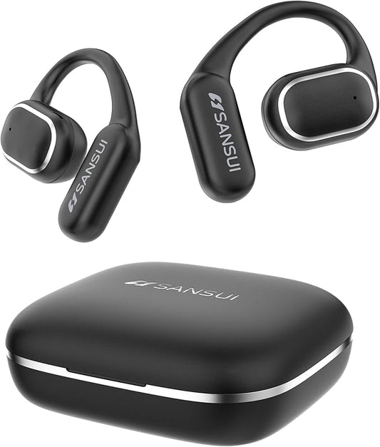SANSUI AI Translation Earbuds Real Time,6-in-1 Bluetooth 6.0 Language Translator Earbuds,Audifonos Traductores Inglés Español,Translate Ear Buds with 42H Playtime for Travel,Business and Learning