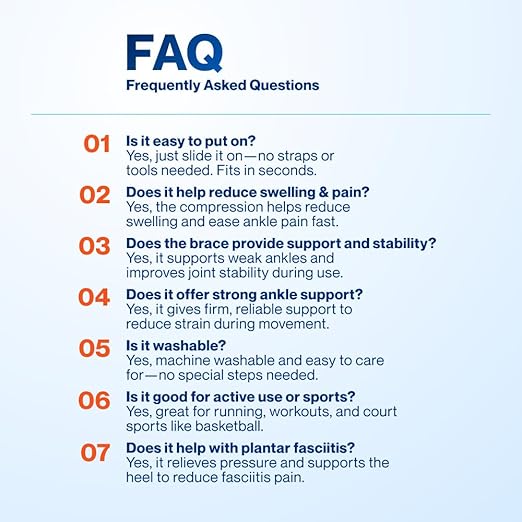 Modvel Foot & Ankle Brace Socks for Sprained Ankle Compression Sleeve - Plantar Fasciitis Relief Brace, Foot Support for pain Women & Men - Tendonitis & Arthritis Feet Sleeve, Stabilizing Ankles Wrap