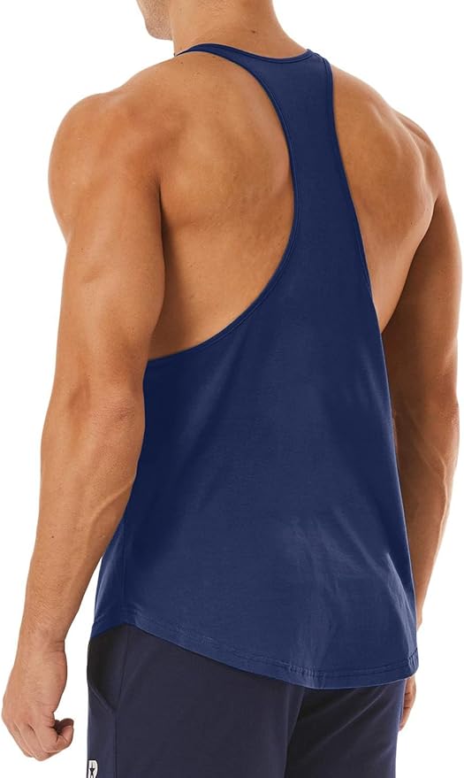 Men's Workout Quick Dry Soft Gym Bodybuilding Stringer Tank Tops
