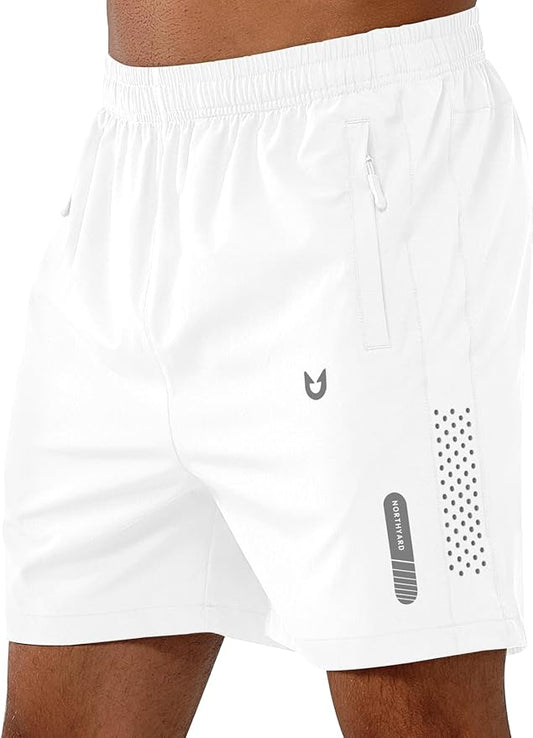 NORTHYARD Men's Athletic Running Shorts Quick Dry Workout Shorts 7"/ 5"/ 9" Lightweight Sports Gym Basketball Tennis Hiking