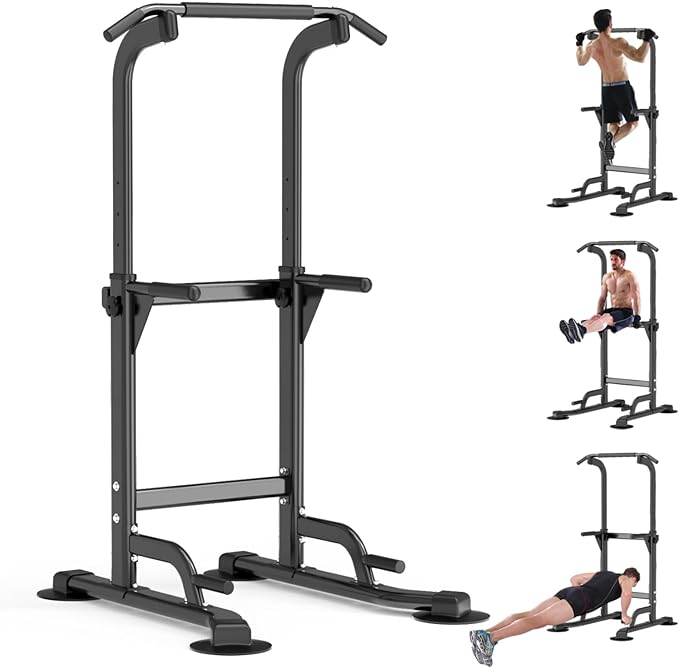 Dip Station - Home Gym Strength Training Pull-Ups Dip-Ups 330Lbs