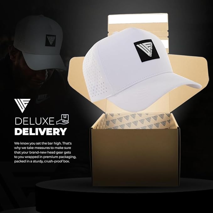 Urban Effort Hydro Performance Hat-Water-Resistant Baseball Cap-Men and Women-Great Snapback for Golf, Adventure,Lake,Workout