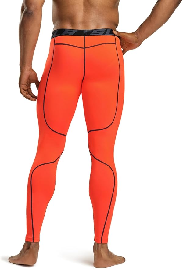 TSLA Men's Thermal Compression Pants, Athletic Sports Leggings & Running Tights, Wintergear Base Layer Bottoms