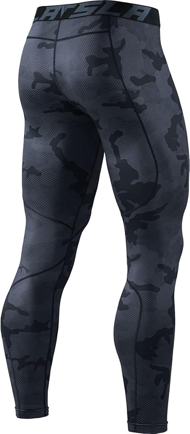 TSLA Men's Thermal Compression Pants, Athletic Sports Leggings & Running Tights, Wintergear Base Layer Bottoms