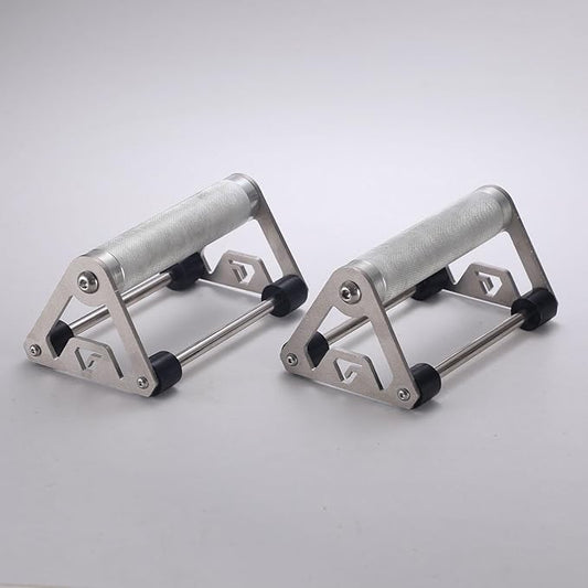 Push Up Stand, Pushup Handles with Aluminum Alloy Grips for Strength Training, Heavy-duty Push Up Bars with Anti-slip, Odor-free Silicone Pads,1 Pair