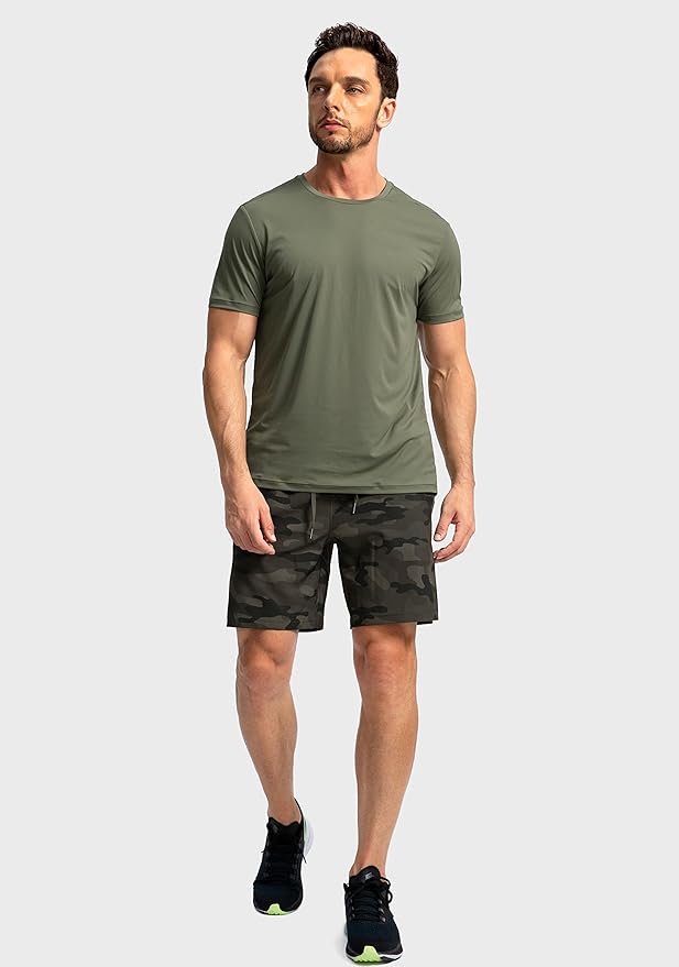 Men's Running Shorts with Zipper Pockets 9 Inch/ 7 Inch / 5 Inch Lightweight Quick Dry Gym Workout Athletic Shorts for Men