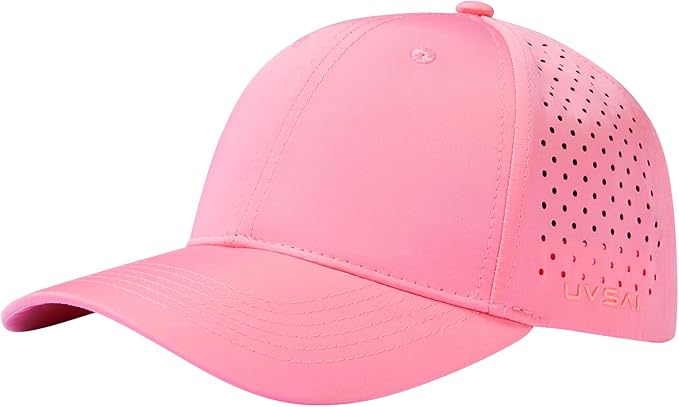 UPF 50+ Performance Water Resistant Baseball Cap Lightweight Breathable Hat Golf Running Boat Hiking for Men Women