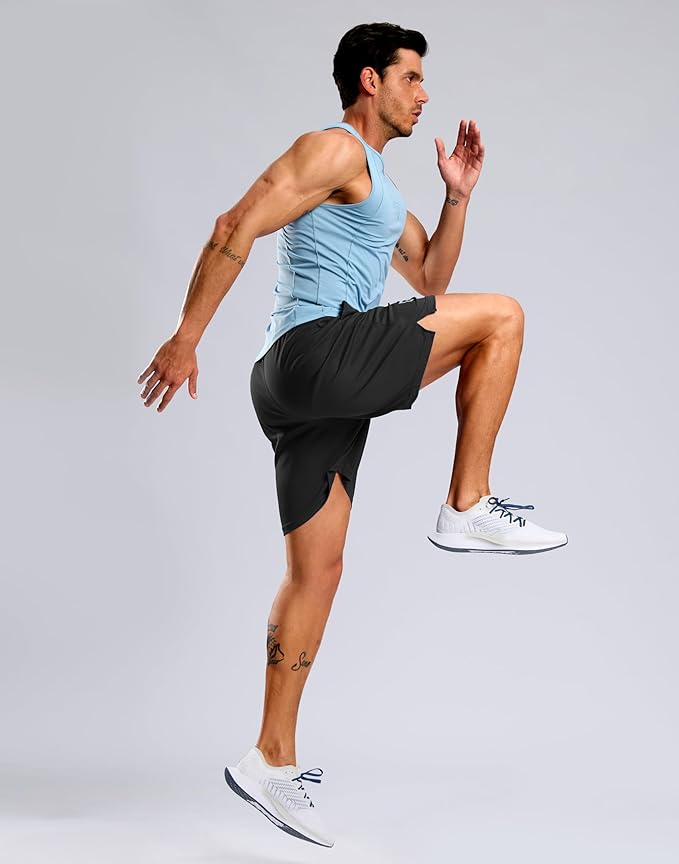 G Gradual Men's Athletic Workout Shorts with Pockets 5"/7"/9" Lightweight Quick Dry Gym Basketball Running Shorts for Men