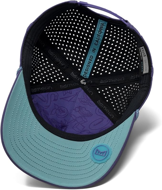 melin Odysea Rope Bulls Icon Hydro, Trucker & Rope Hat, Performance Hat for Men & Women, Water-Resistant Fitted Baseball Cap