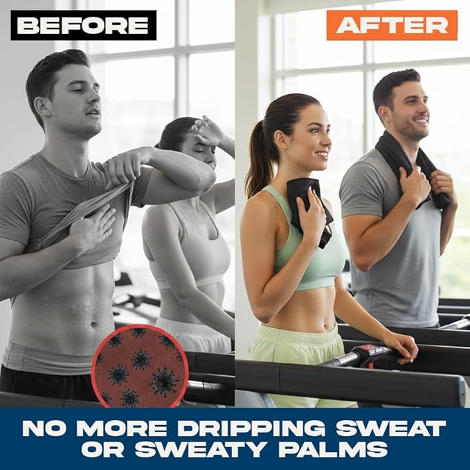 ARMORAY Sweat Absorbing Towel Handkerchief – Quick-Dry Microfiber Gym Towels for Face, Hands & Body – Workout Towel for Men, Sport Rag, Perfect for Tennis, Pickleball & Sauna Use by Women