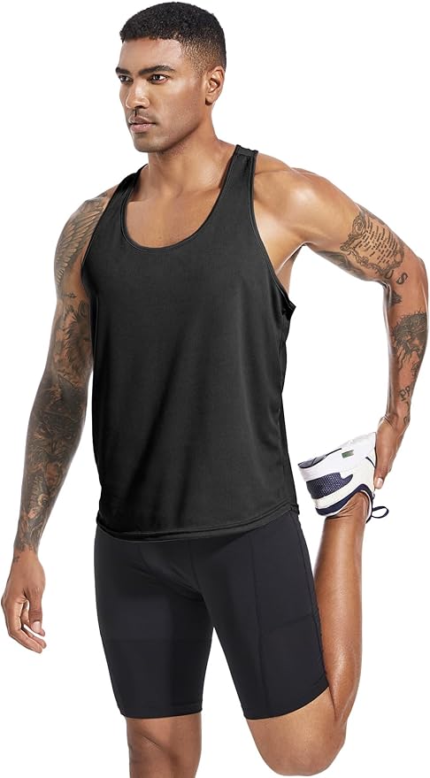 Boyzn Men's 1, 3 or 5 Pack Y-Back Workout Tank Tops, Athletic Muscle Gym Tank Tops, Fitness Bodybuilding Sleeveless T-Shirts