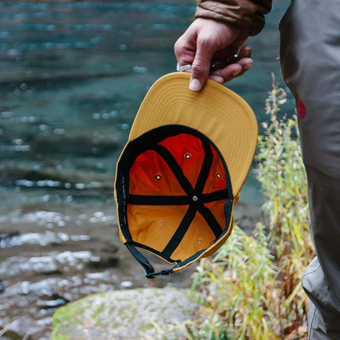 Tillak COHO Six Panel Hat, Kodra Nylon 6 Panel Cap with Snap Closure