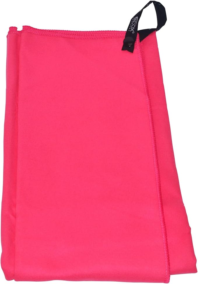 ecox Outdoors Microfiber Towel Fast Drying Soft Feel Fast Action Drying for Gym Beach Outdoors Travel Yoga Camping Compact Size 1 Piece 24x48 in Red MFT1P24RD
