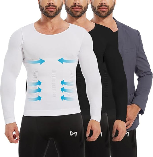 Gynecomastia Compression Shirt Men, Slimming Undershirt Compression Tank Top Mens Shapewear Body Shaper