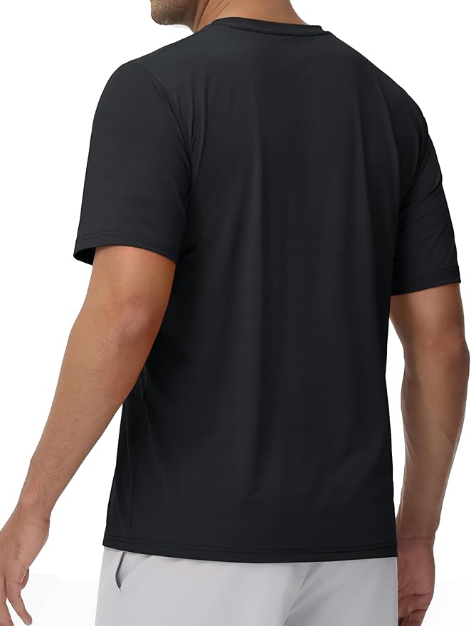 TACVASEN Men's Lightweight Athletic T-Shirts Quick Dry Workout Gym Tops Short Sleeve Running Tee Shirt Performance Activewear