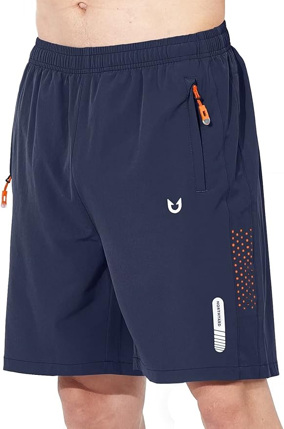 NORTHYARD Men's Athletic Running Shorts Quick Dry Workout Shorts 7"/ 5"/ 9" Lightweight Sports Gym Basketball Tennis Hiking