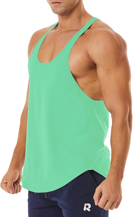 Men's Workout Quick Dry Soft Gym Bodybuilding Stringer Tank Tops