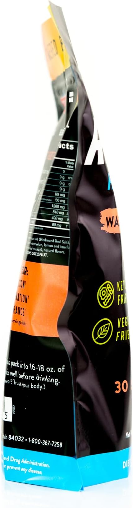 REDMOND Re-Lyte Hydration Electrolyte Powder Mix, Watermelon Lime (30 Stick Packs)