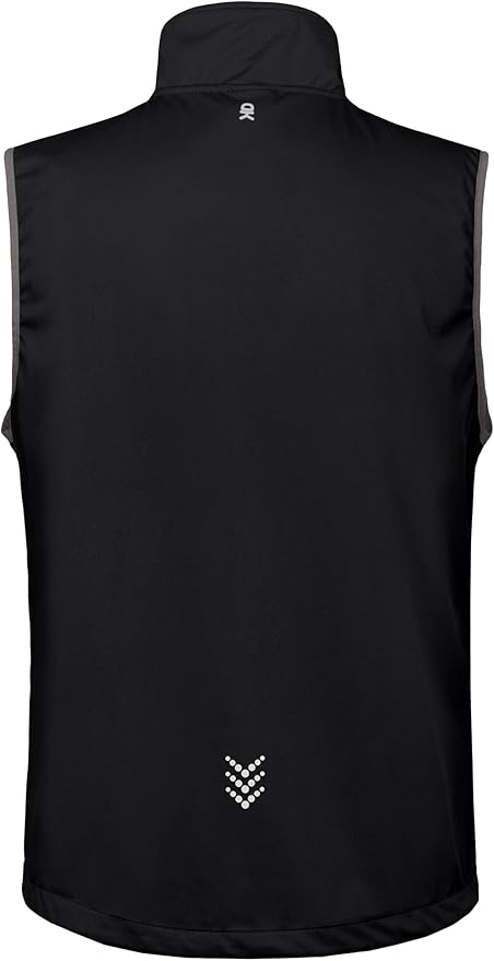 Little Donkey Andy Men's Lightweight Softshell Vest Windproof Sleeveless Jacket for Travel Hiking Running Golf