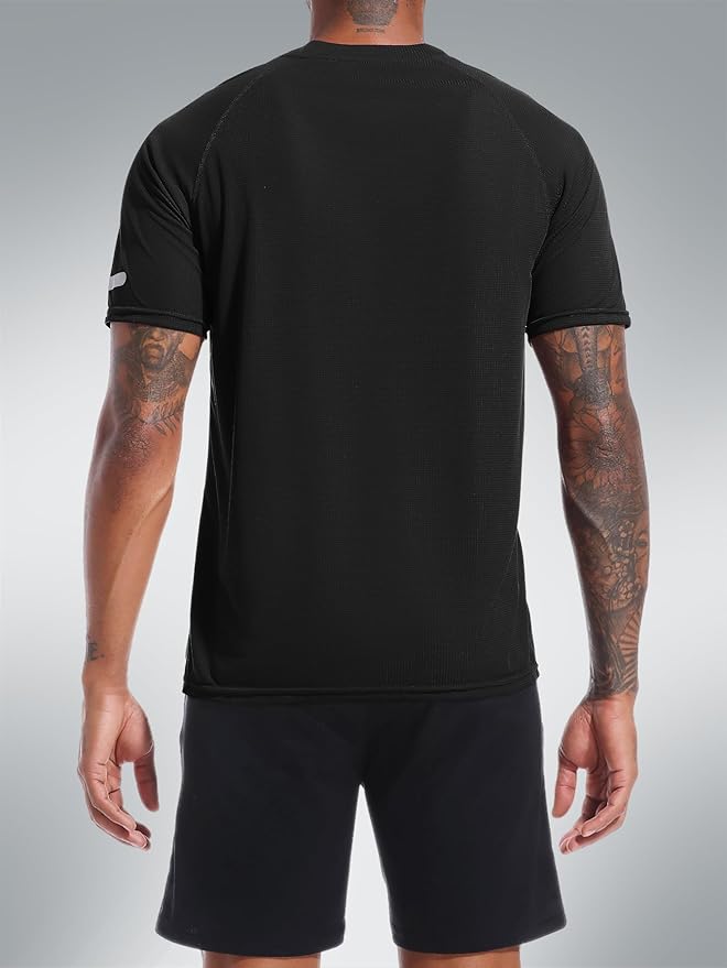 Holure Men's Mesh Quick-Dry Short Sleeve Workout T-Shirt