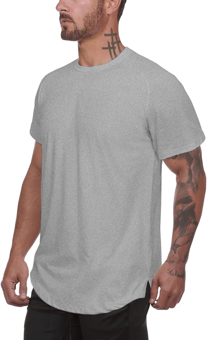 Muscle Killer Men's Gym Workout Bodybuilding Fitness Active Athletic T-Shirts Workout Casual Tee 1/3 Pack