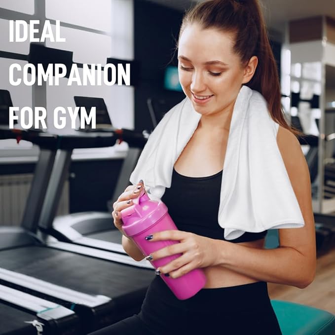 SINLAND Microfiber Gym Towels Sports Fitness Workout Sweat Towel Super Soft and Absorbent 3 Pack 16 Inch X 32 Inch