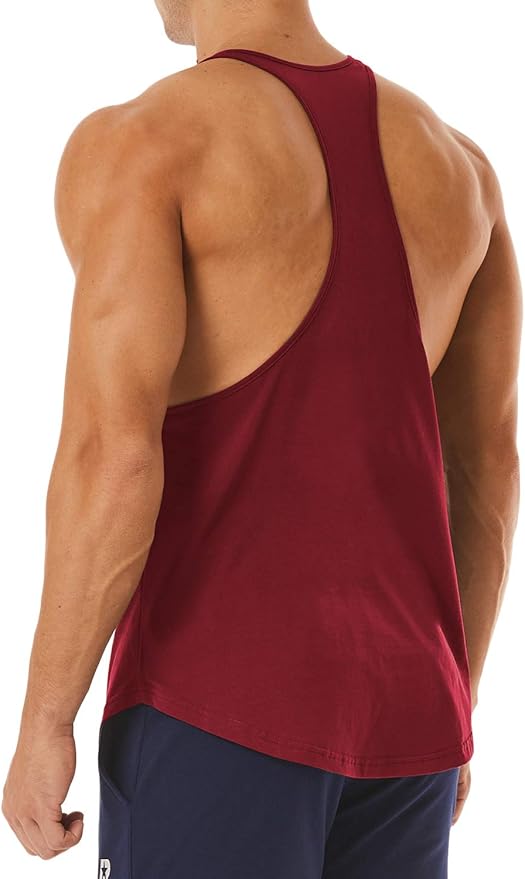 Men's Workout Quick Dry Soft Gym Bodybuilding Stringer Tank Tops