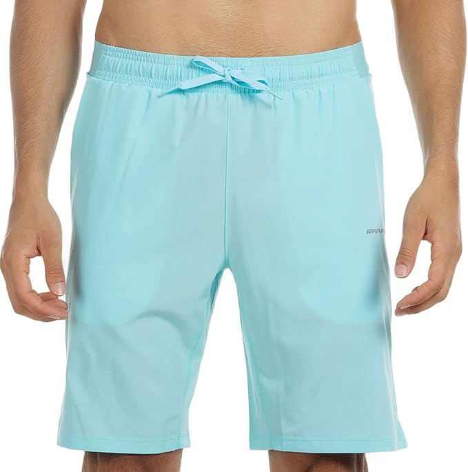 Men's Running Shorts 6" Quick Dry Gym Athletic Workout Shorts for Men with Pockets